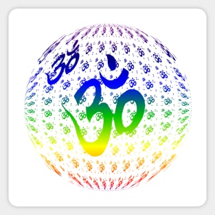 Spiritual Awakening OM Yoga Meditation Sticker